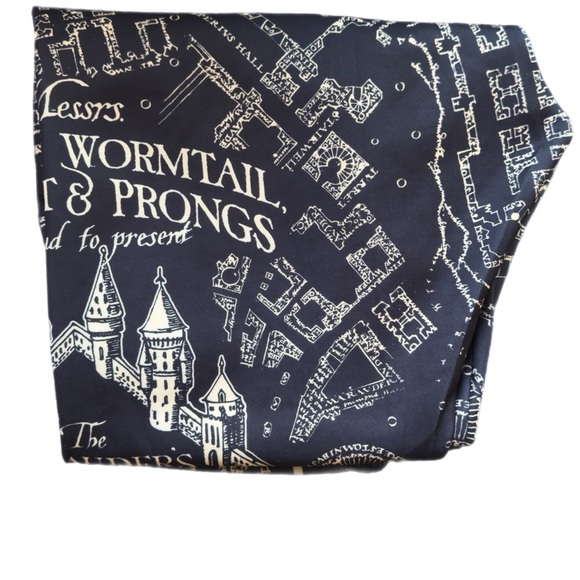 New Harry Potter Marauder's Map Leggings Plus Size - Picture 5 of 6